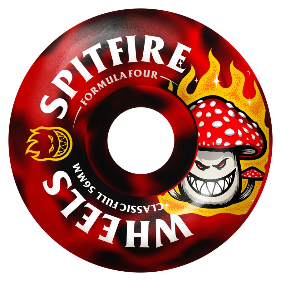 SPITFIRE FORMULA FOUR SHROOM BIGHEAD SWIRL CLASSIC FULL 56MM 99D