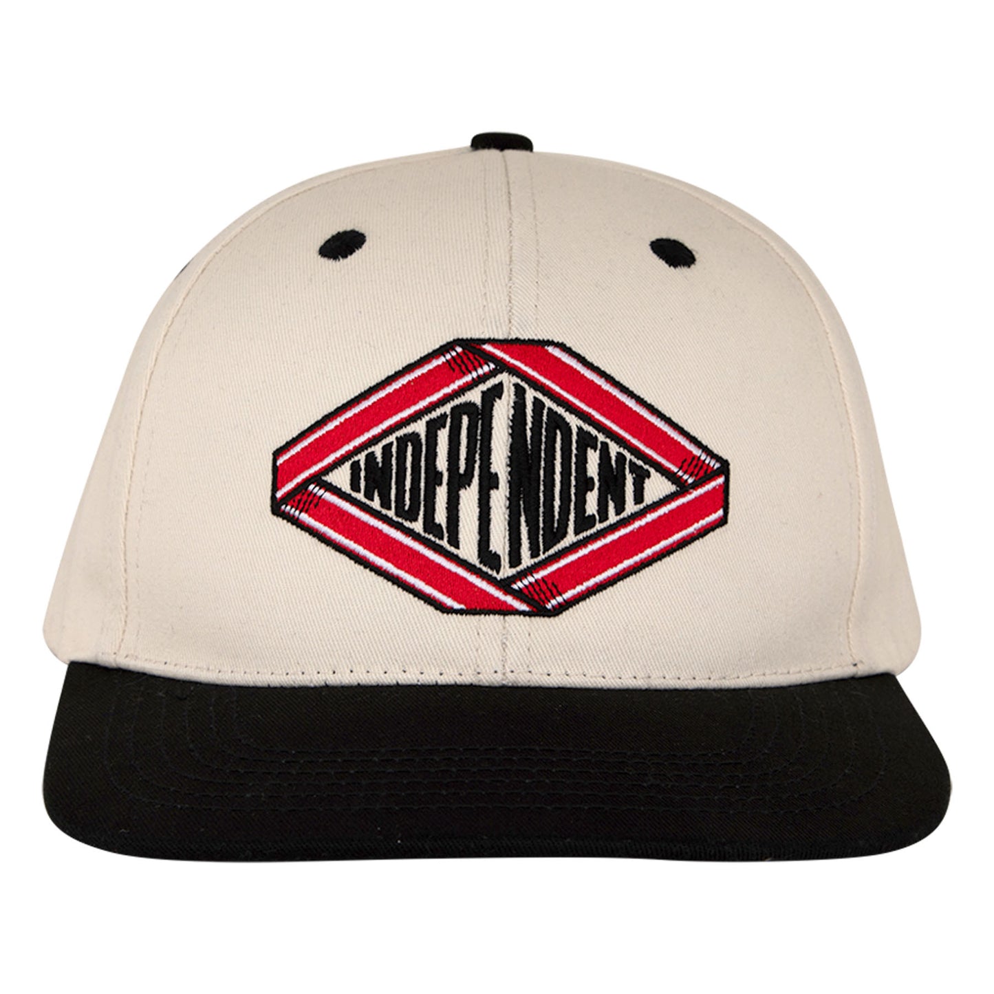 Indepedent Scroll 2 Snapback Hat Natural/Black