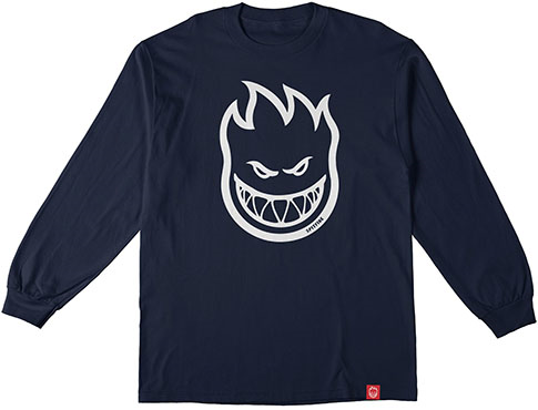 SPITFIRE BIGHEAD NAVY/WHITE LS