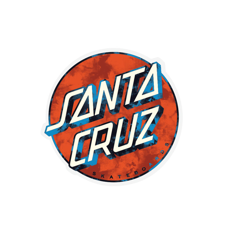 Santa Cruz Wash Dot Sticker