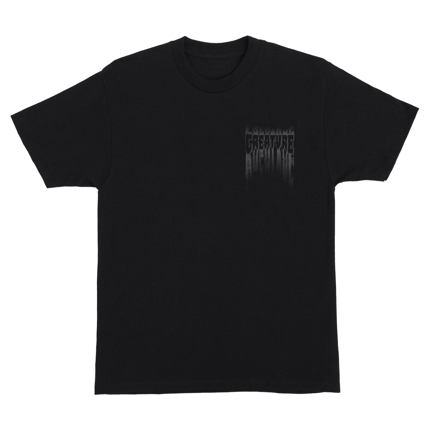 Creature Tattered S/S Heavyweight T-Shirt Mens Black