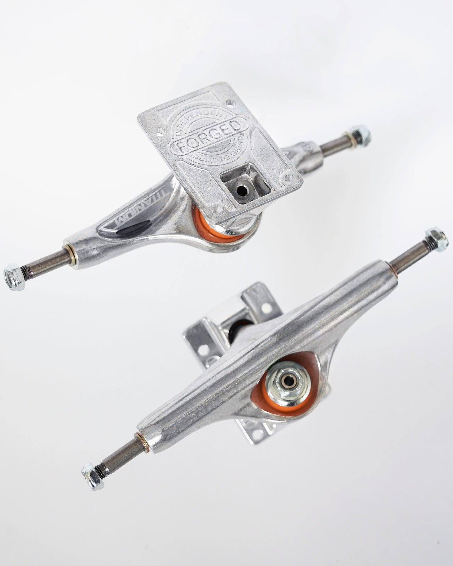 Independent Stage 11 Forged Titanium Silver Skateboard Trucks 139mm(8.0)