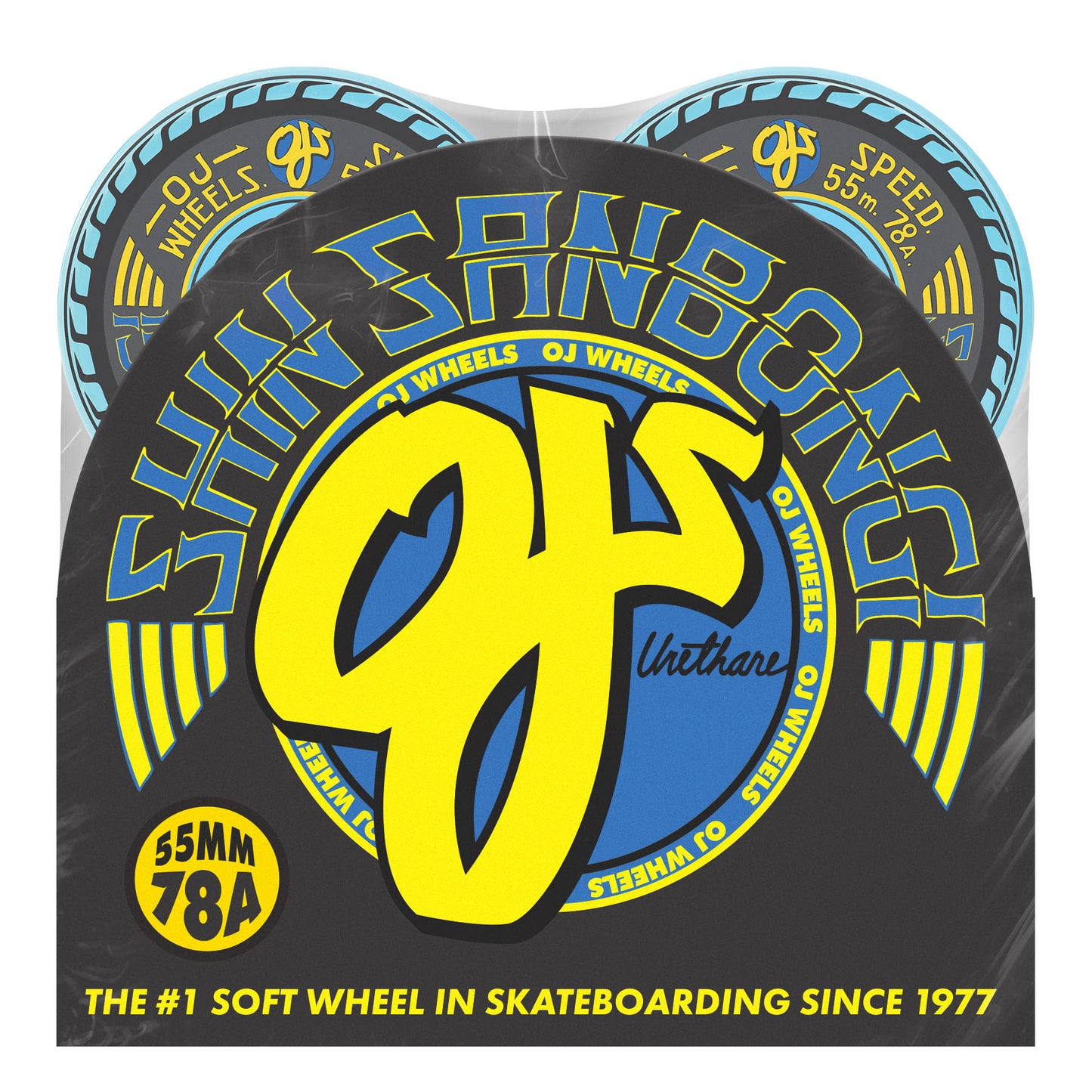 OJ Wheels 55mm Shin Sanbongi Mini Super Juice Blue 78a
