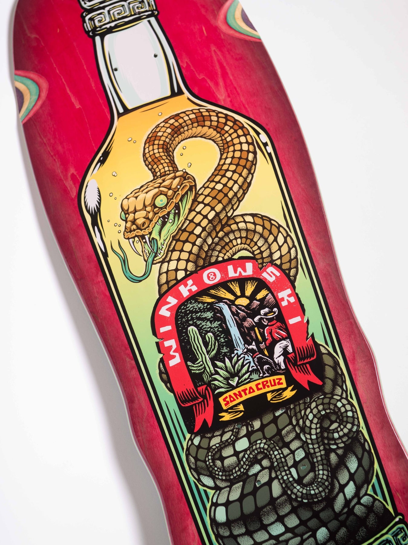 Santa Cruz Winkowski Agave Snake Pro Shaped Deck 10.35in x 30.54