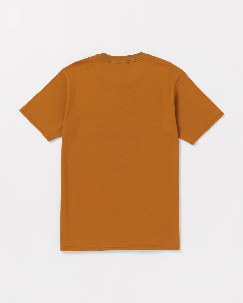 Volcom Pocket Label Short Sleeve Tee Chestnut Brown