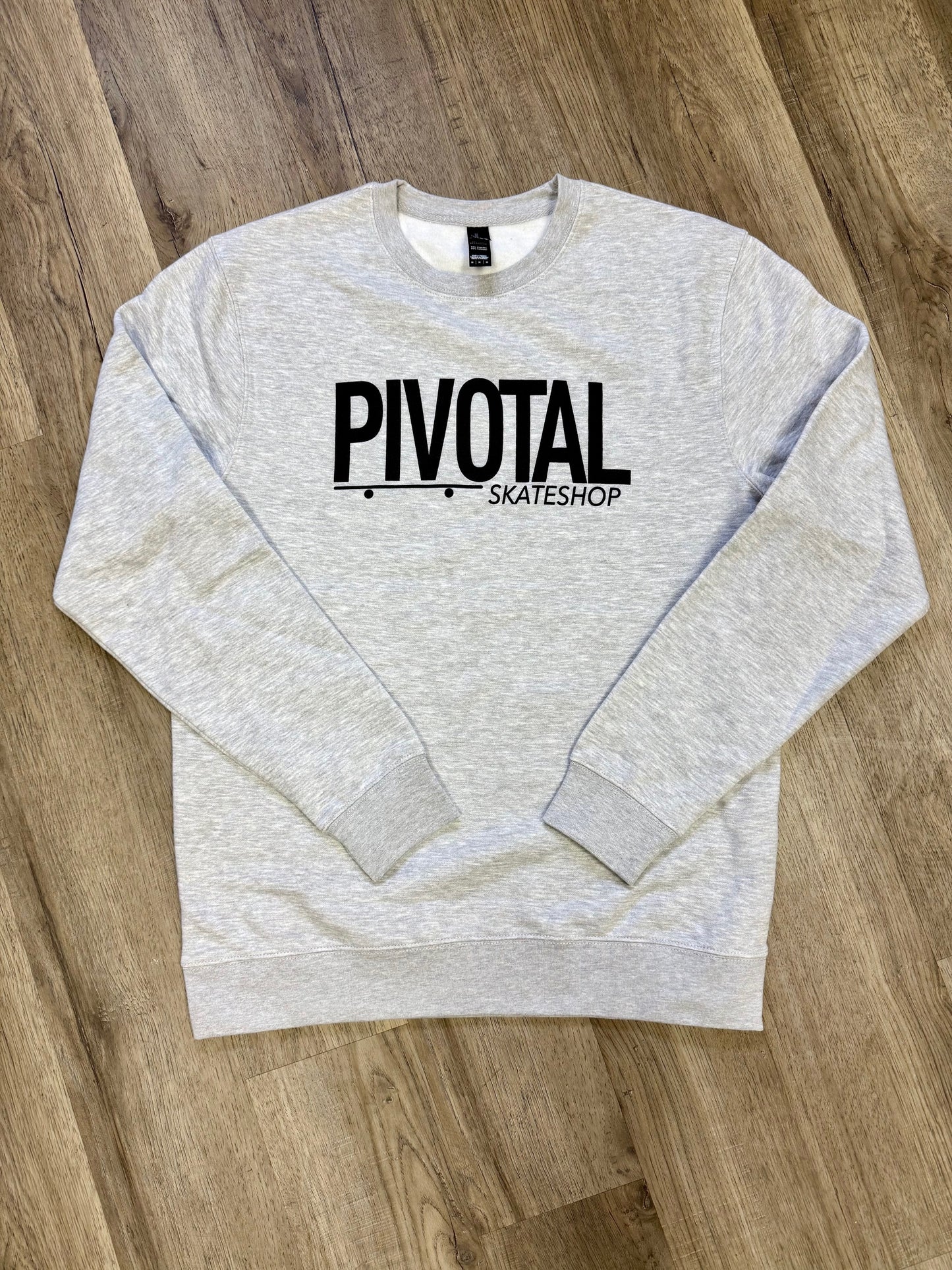 Pivotal Shop Crew Neck - Light Heather Grey