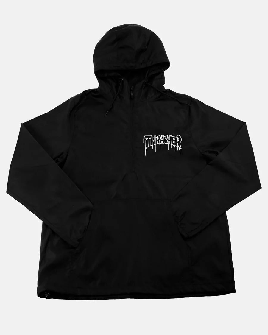 Thrasher One-liner Anorak Jacket Black