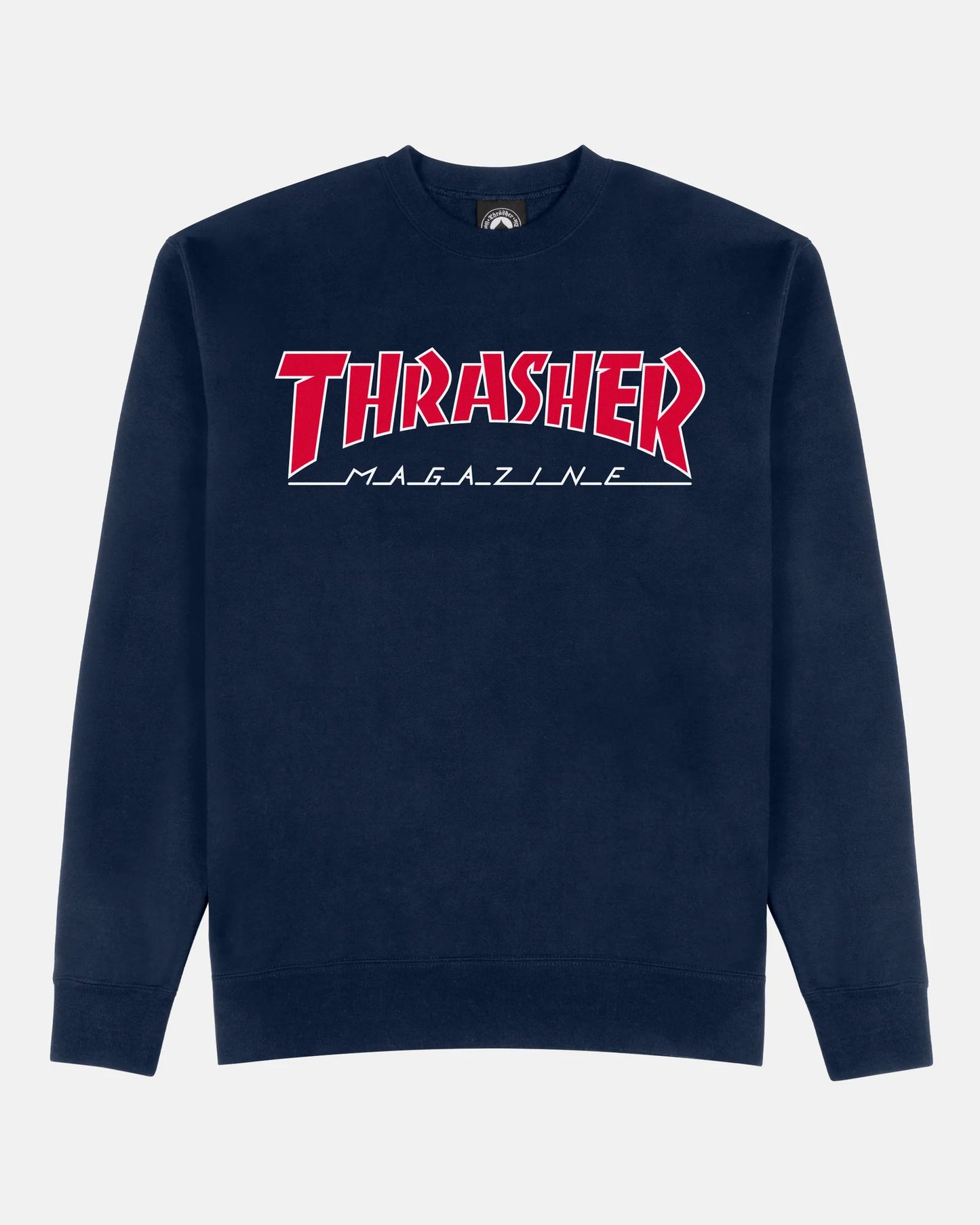 Thrasher Outline Crewneck Navy