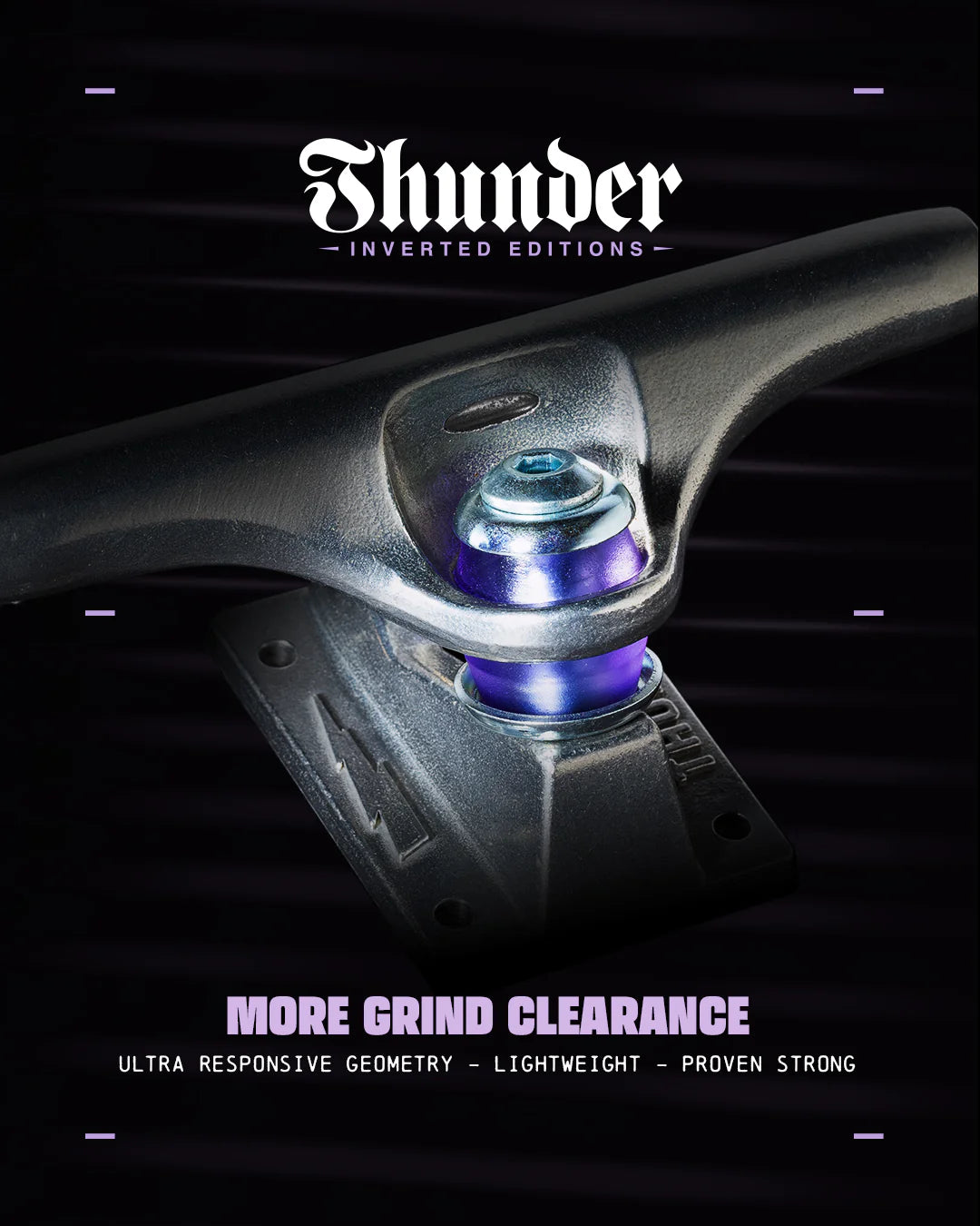 THUNDER TEAM INVERTED POLISHED TRUCKS