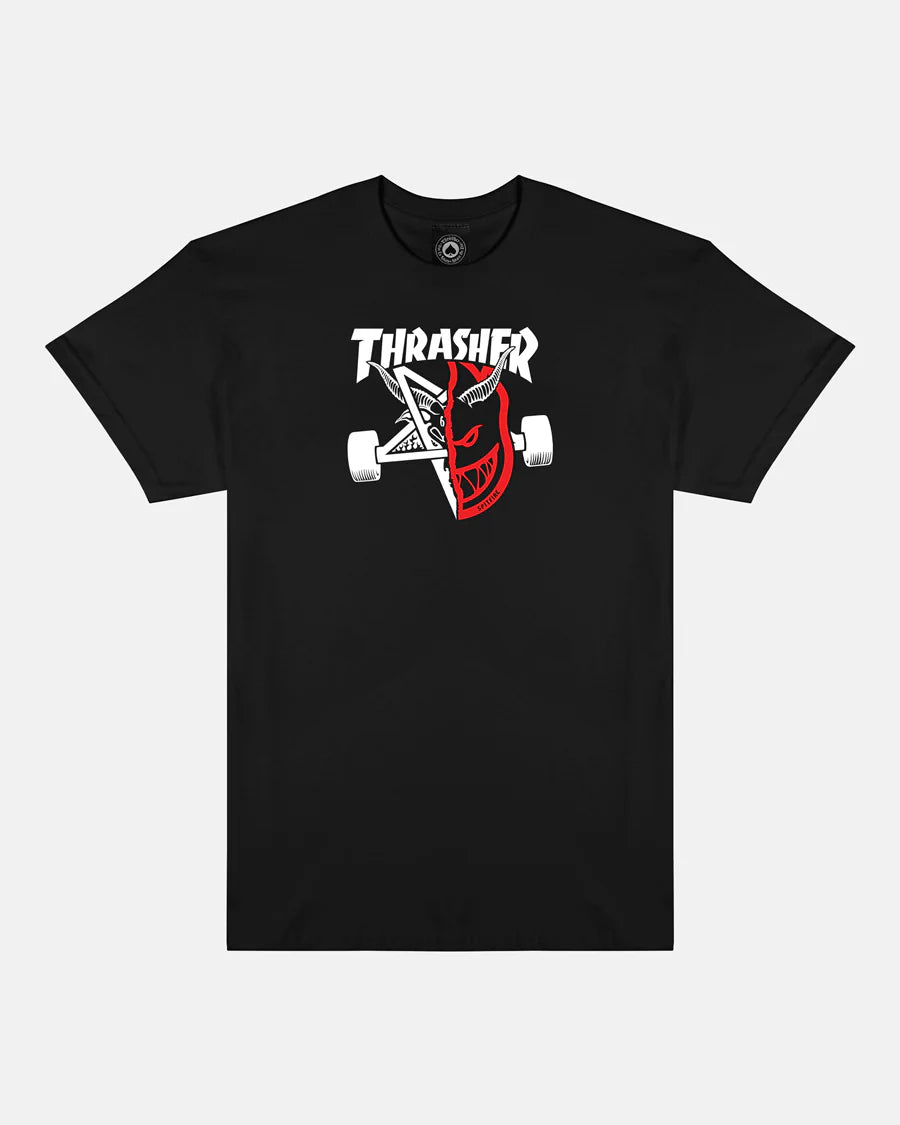 Thrasher Thrash & Burn T-Shirt Black