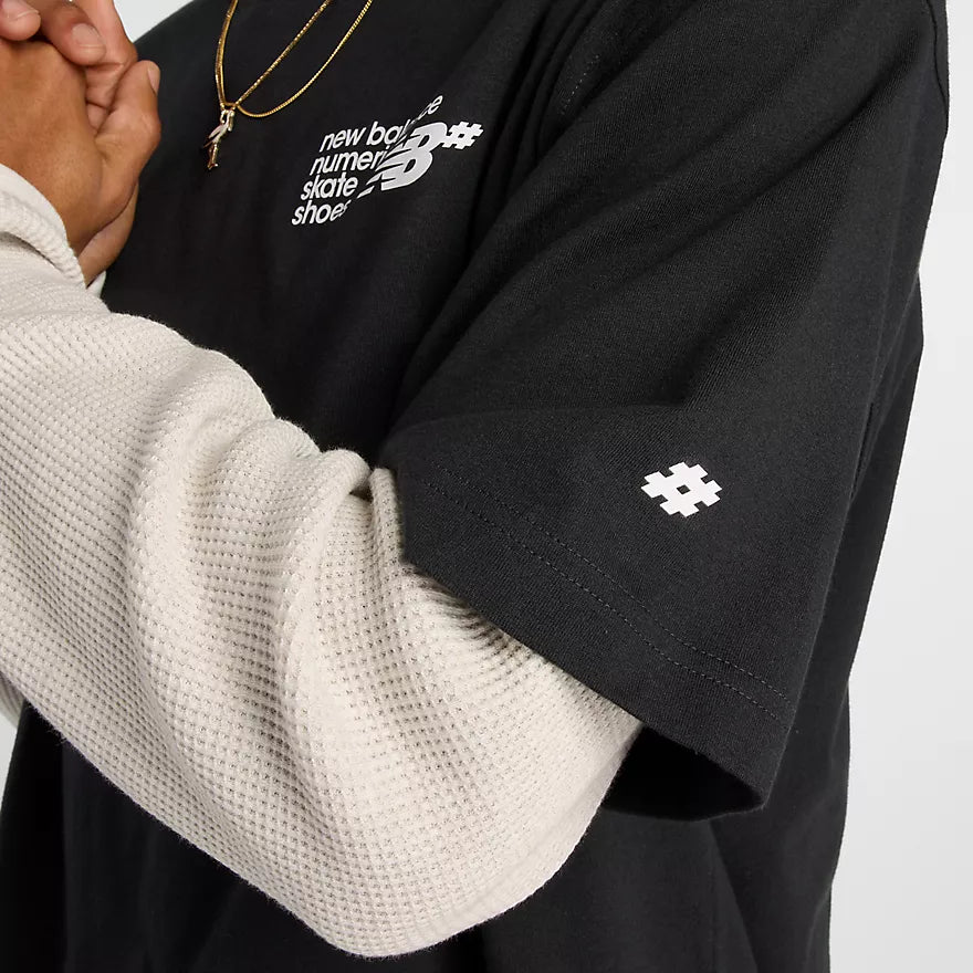 New Balance Numeric Small Logo Jersey T-Shirt Black