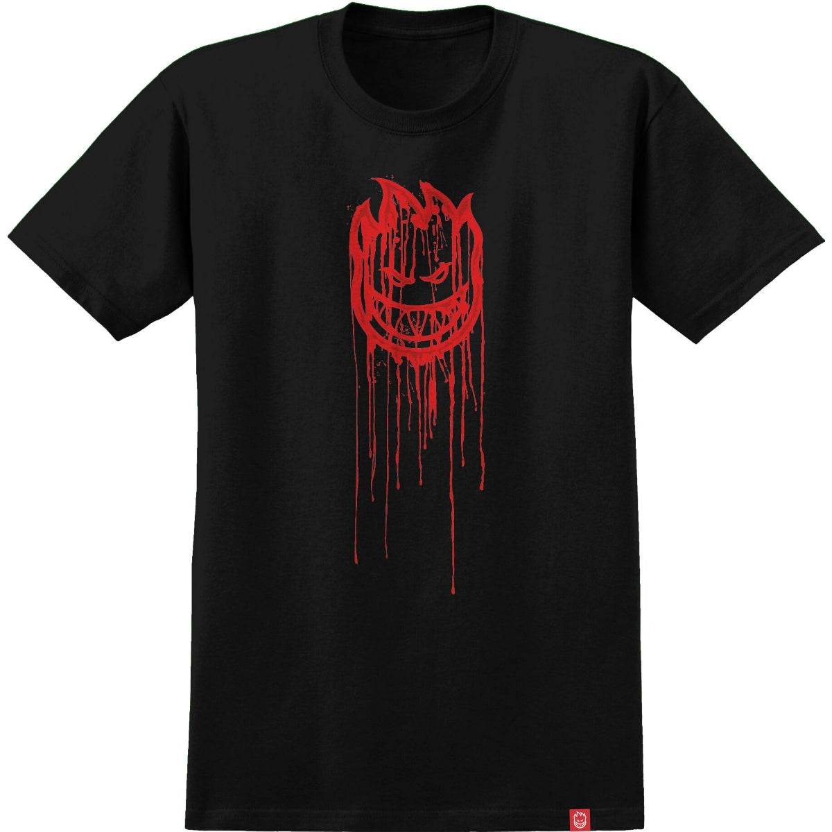 SPITFIRE S/S BIGHEAD DRIPPER BLK/RED