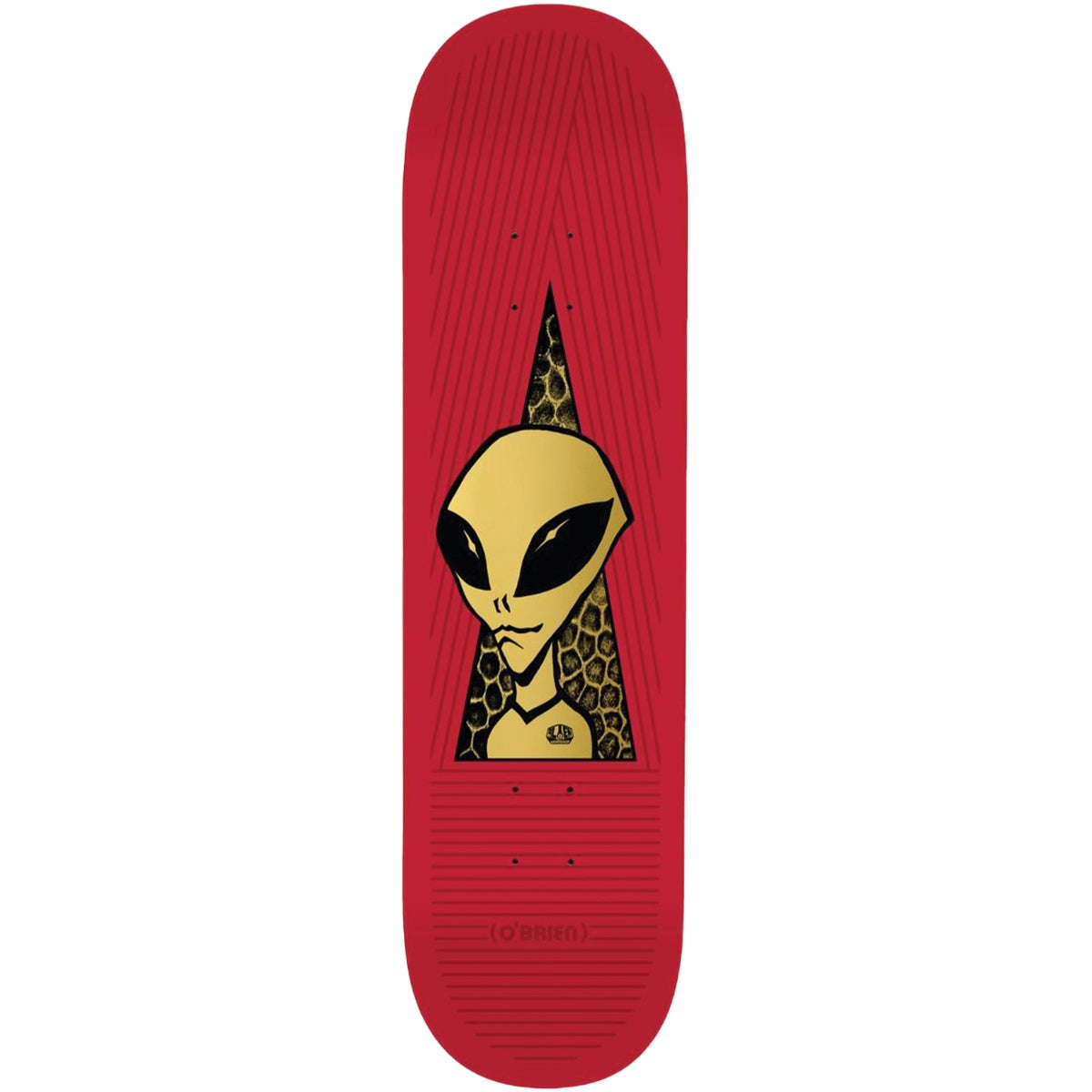 ALIEN WORKSHOP O'BRIEN VISITOR GOLD DECK-8.5 RED