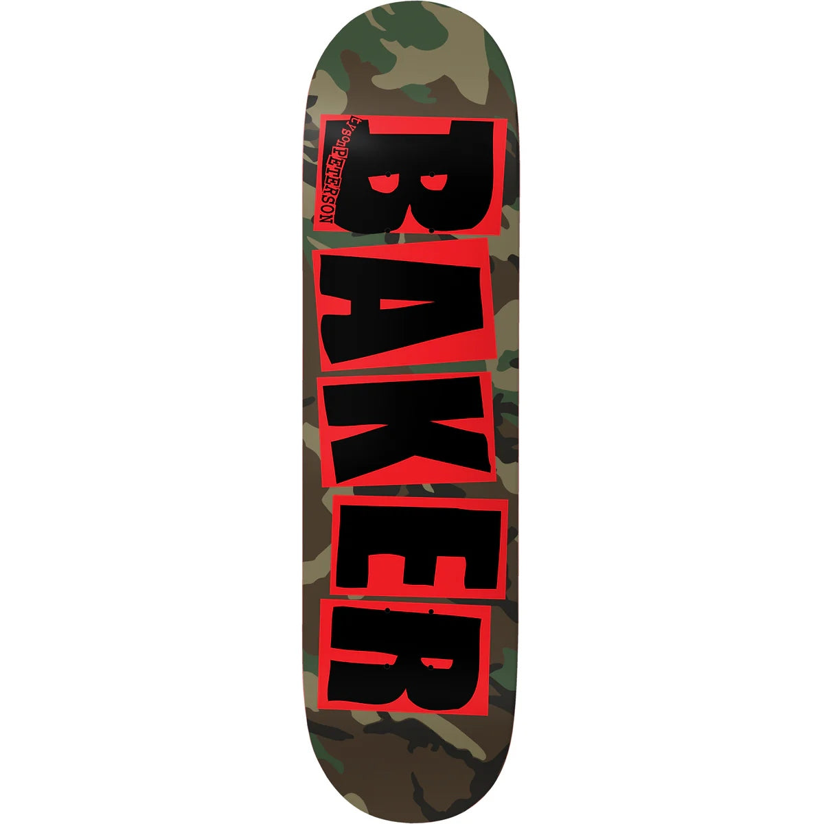 BAKER TYSON PETERSON BRAND LOGO CAMO DECK 8.25