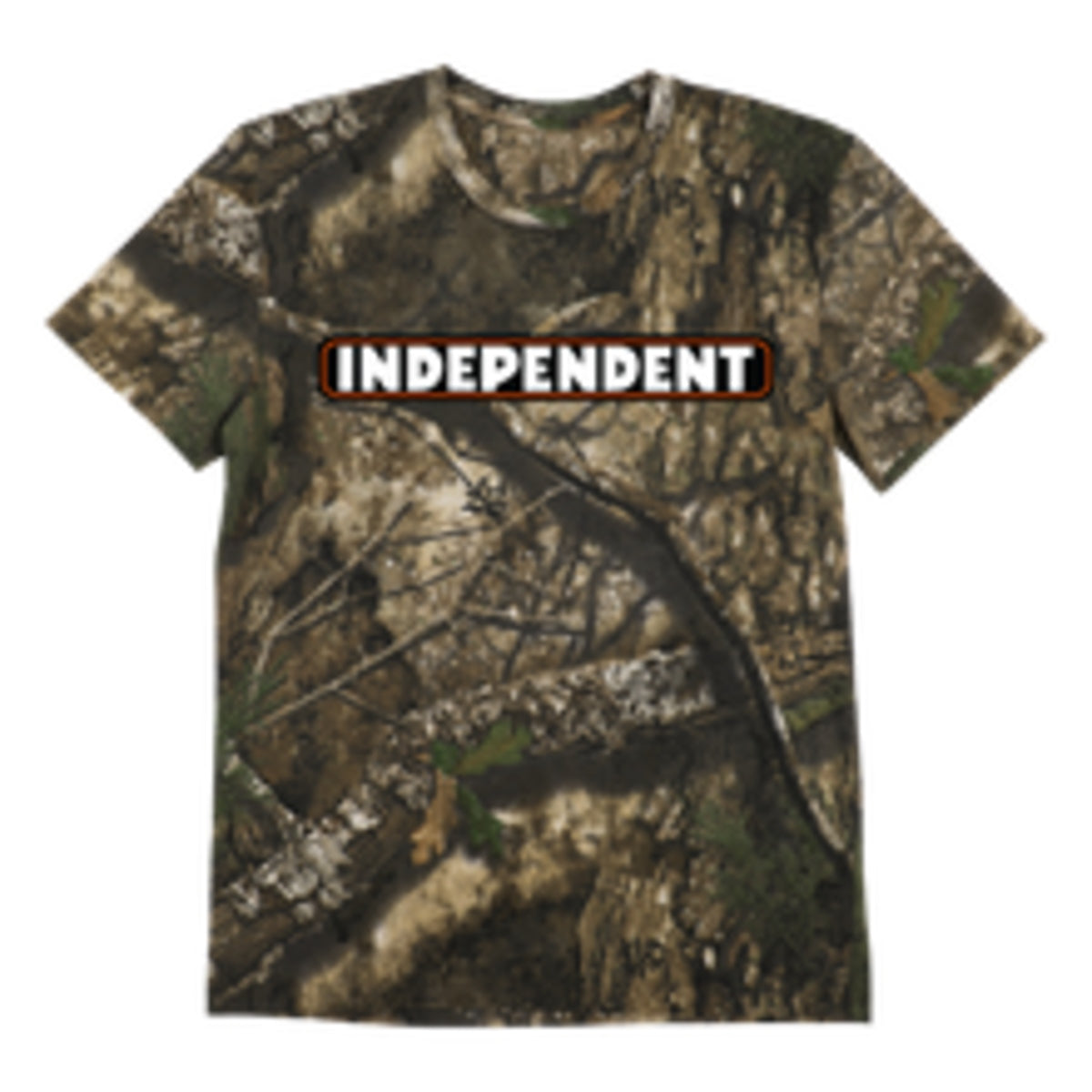 Independent Bar Logo S/S Midweight T-Shirt Realtree APX Mens