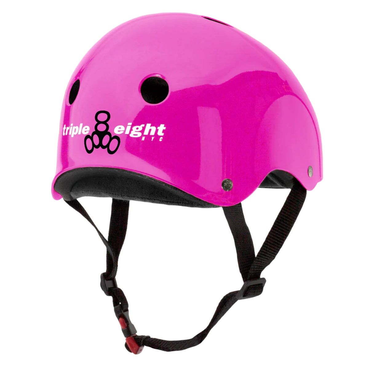 TRIPLE 8 THE CERTIFIED SWEATSAVER HELMET GLOSSY PINK