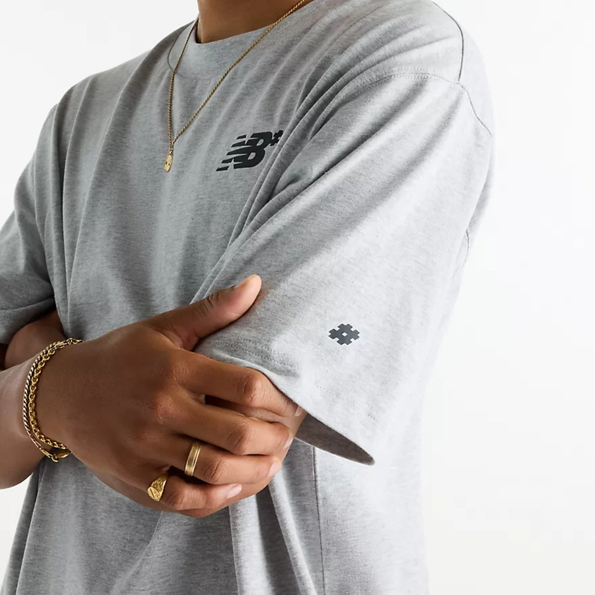 New Balance Numeric Small Logo T-Shirt - Athletic Grey
