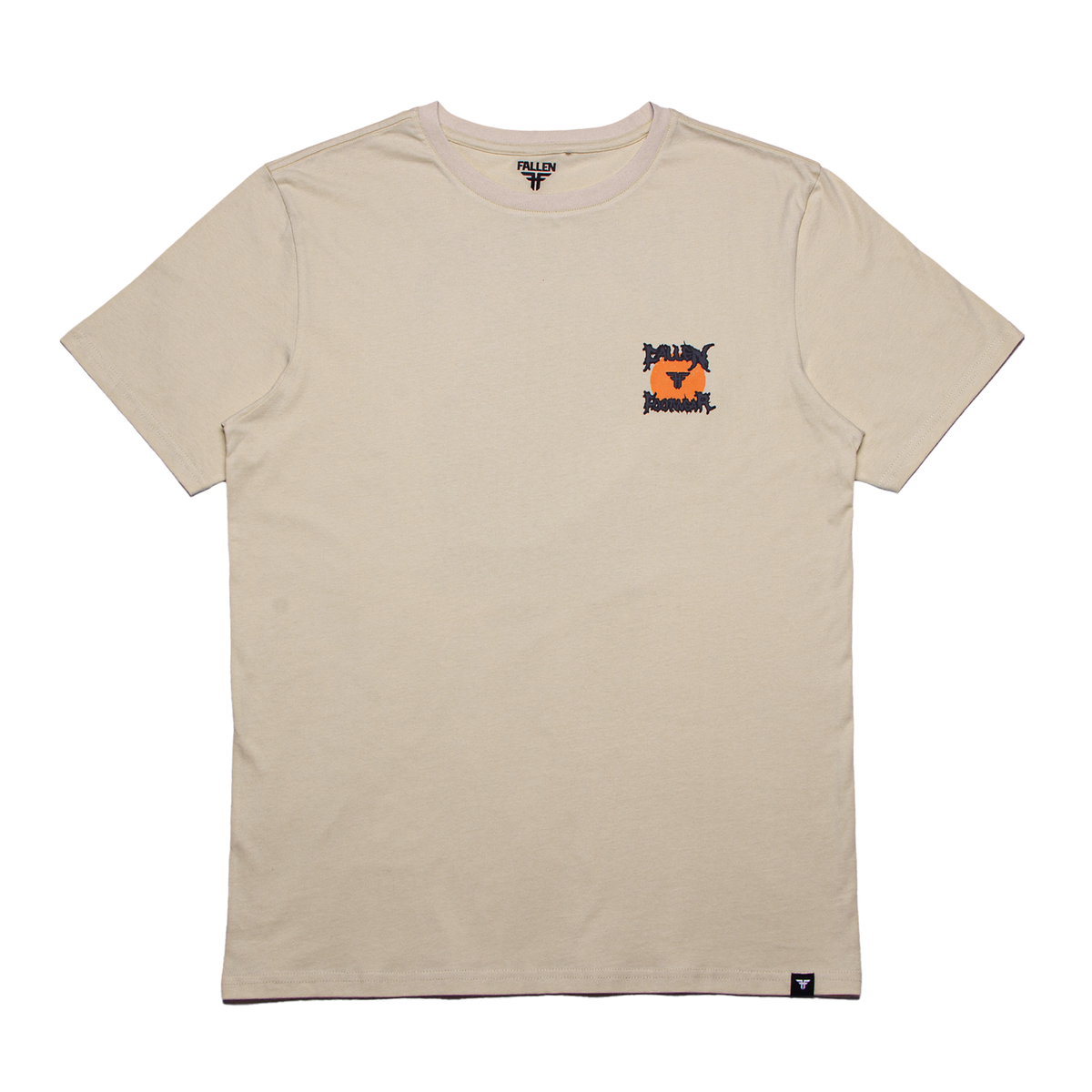 Fallen Dark Raven Tee Ivory/Orange