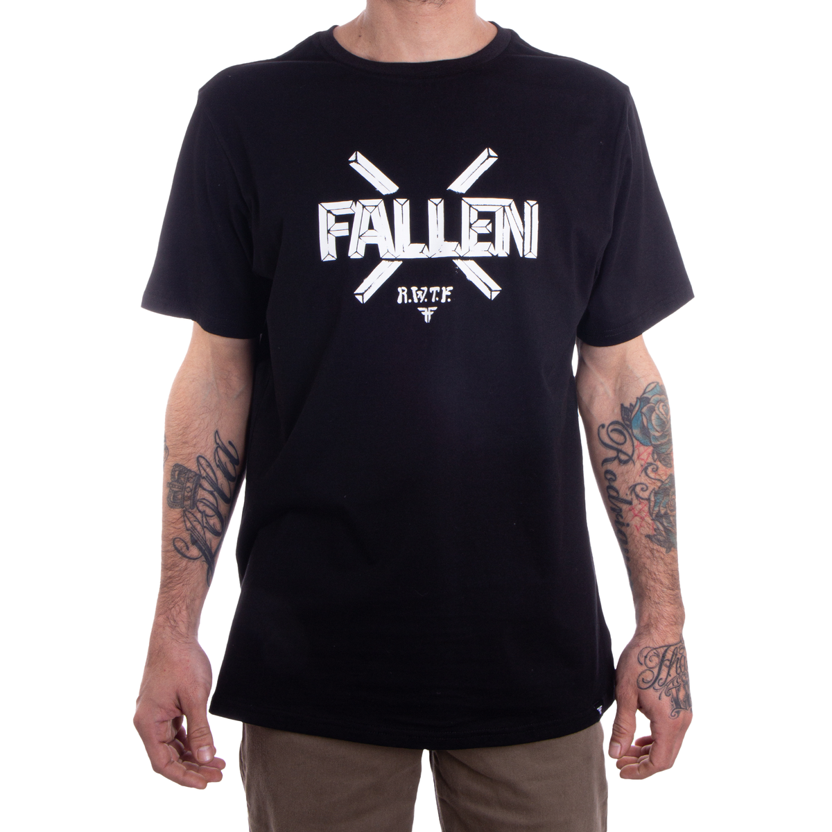 Fallen Curb Tee Black/White
