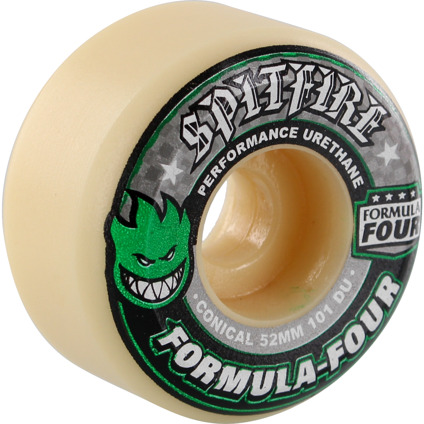 SPITFIRE F4 101a CONICAL WHT W/GRN & BLK