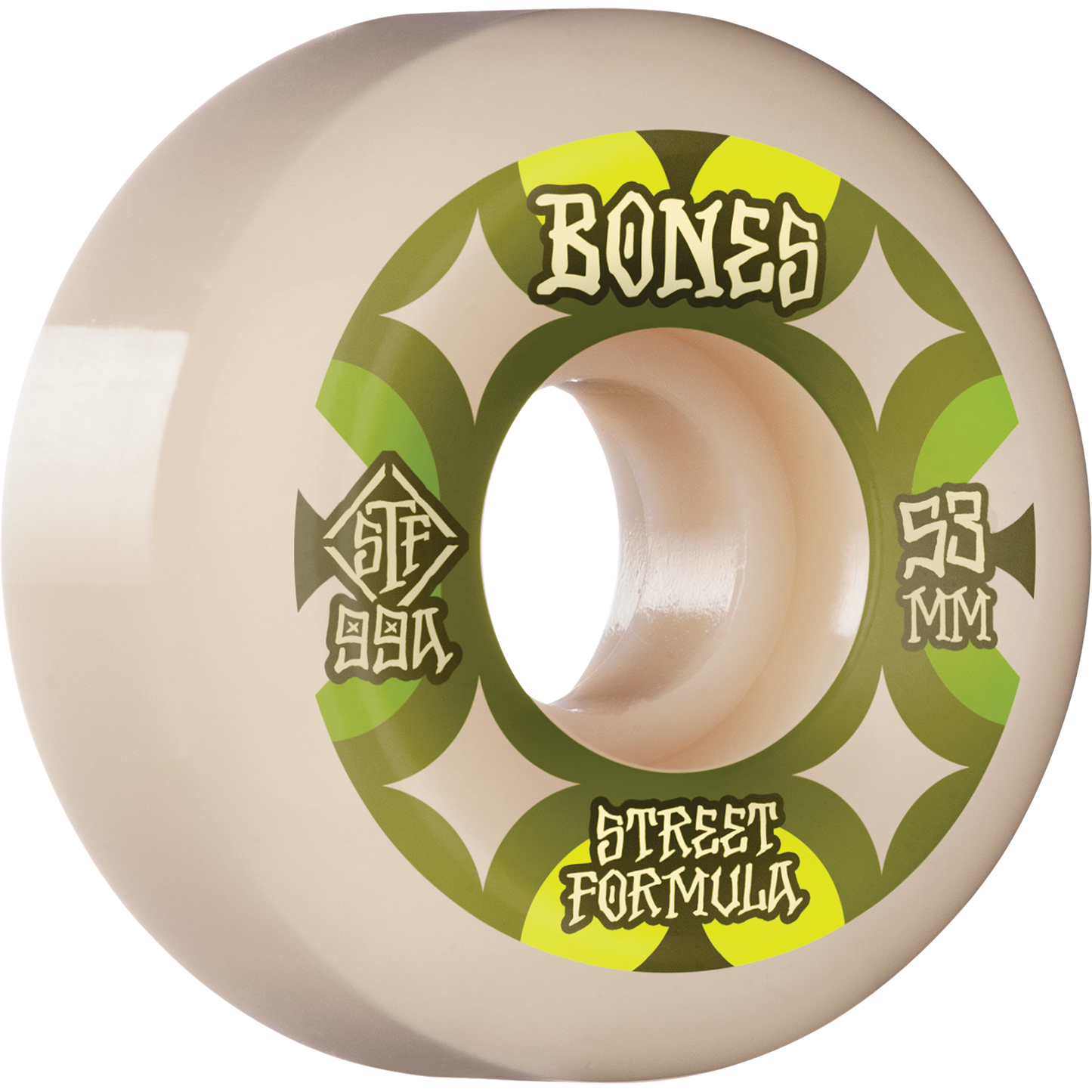 BONES WHEELS STF V5 RETROS 99A White