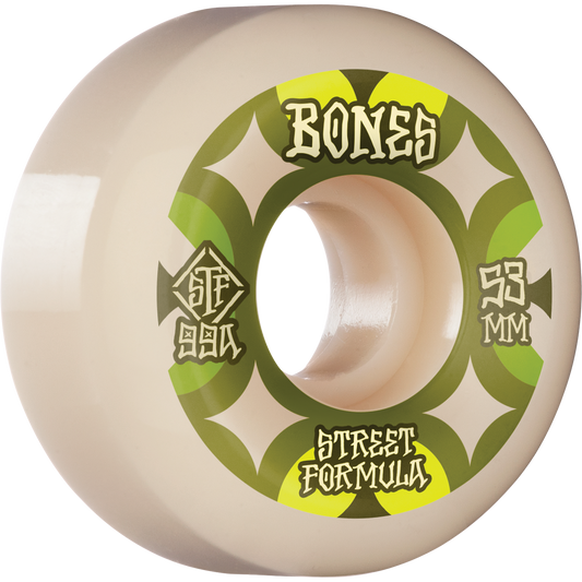 BONES WHEELS STF V5 RETROS 99A White