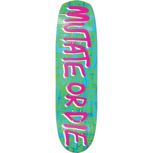 HEROIN TEAM MUTATE OR DIE SHAPED DECK 8.7