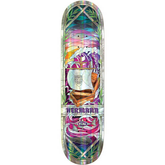 REAL HERMANN HOLO RNBOW FOIL CATH DECK-8.38 FULL SE