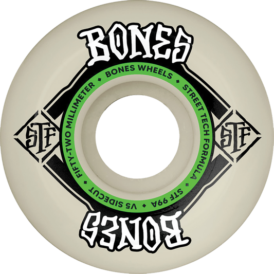 BONES STF V5 SQUARE LOGO 99A NAT/GRN