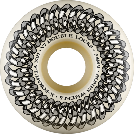 BONES XF X97 V7 DOUBLE-LOCK 54mm 97A WHT/SIL