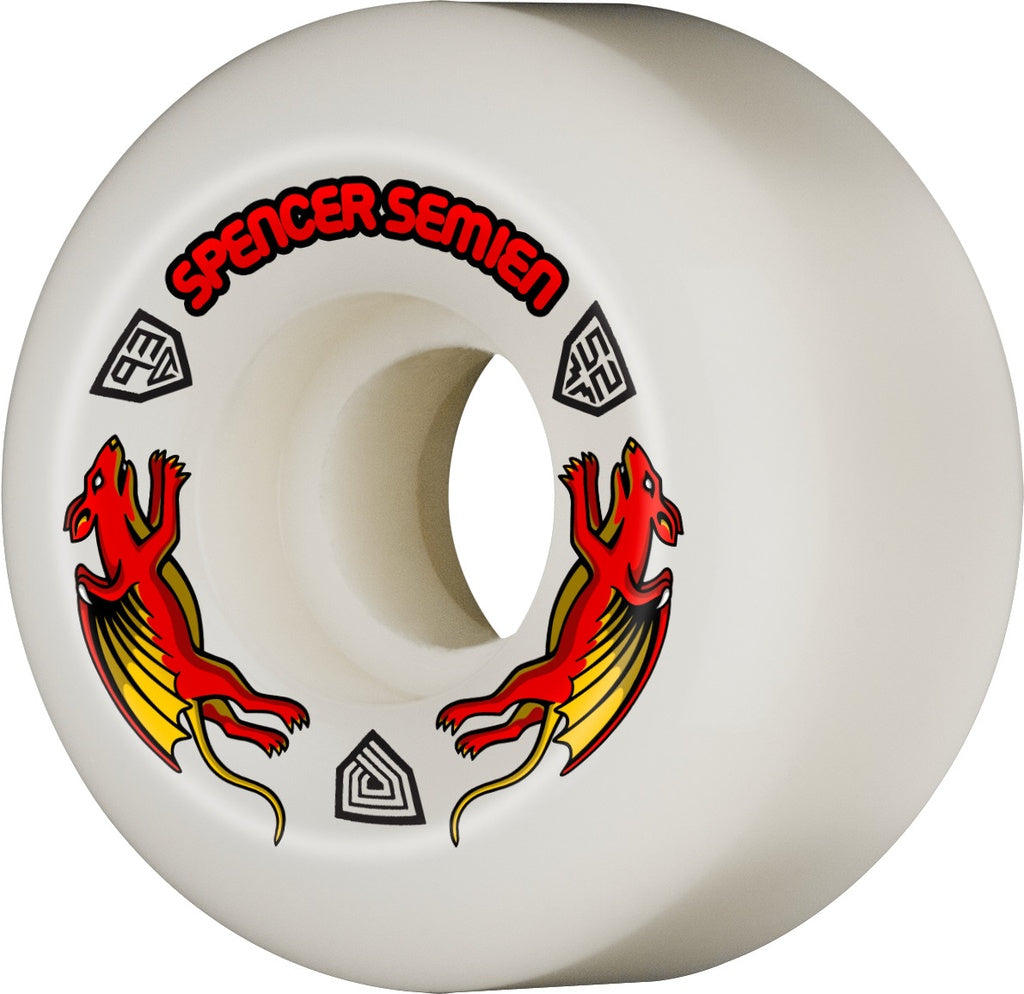 POWELL DRAGON FORMULA SPENCER SEMIEN NANO RATS RED/YELLOW 52MM X 30MM 93A