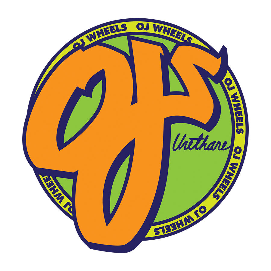 OJ Wheels Standard Sticker 6"