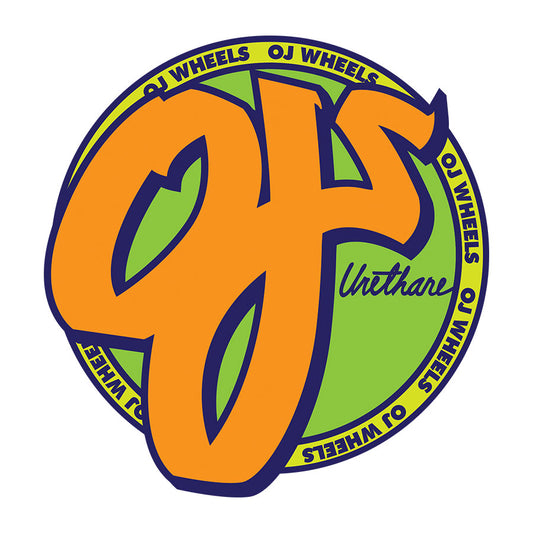 OJ Wheels Standard Sticker 6"