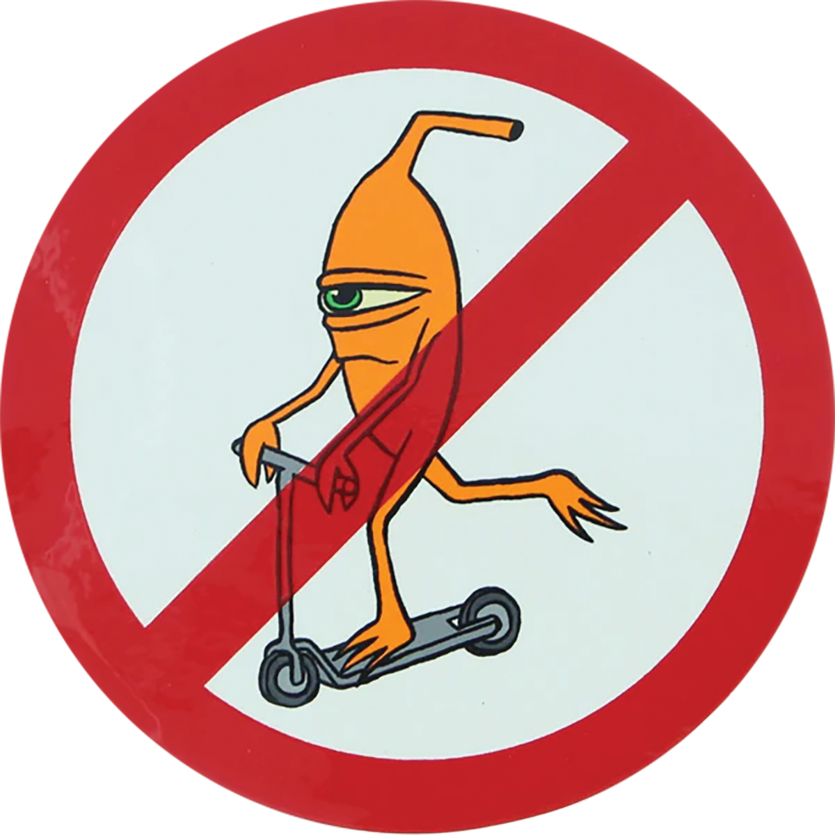 Toy Machine No Scooter Sticker
