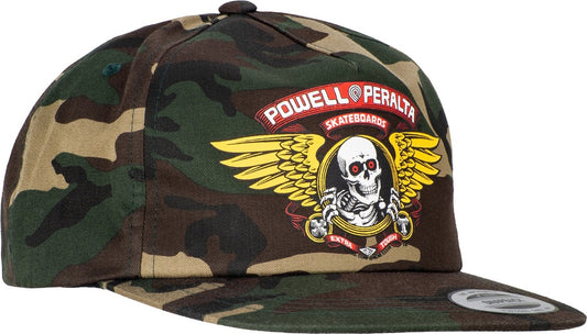 POWELL WINGED RIPPER SNAPBACK HAT CAMO