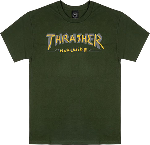 THRASHER TRADEMARK GREEN SS