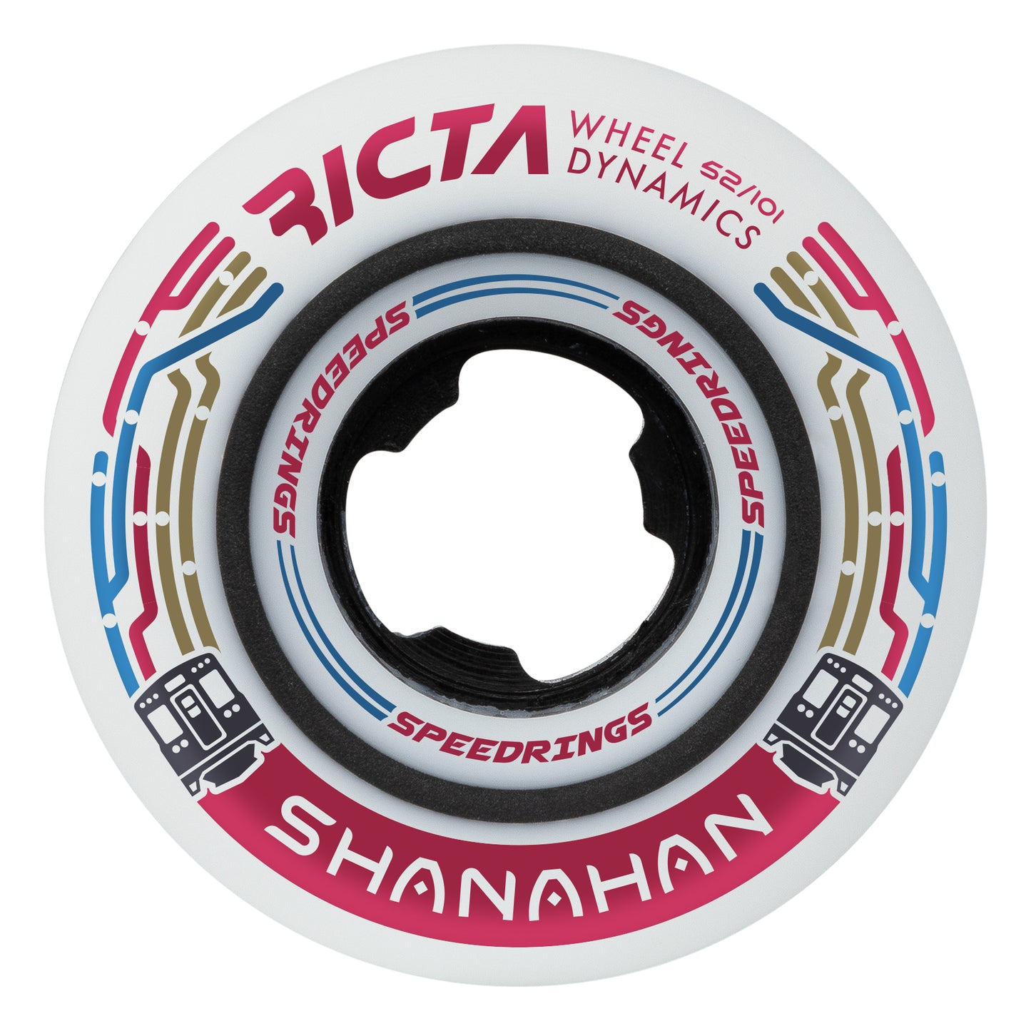 Ricta Wheels 52mm Shanahan Speedrings White Slim 101a