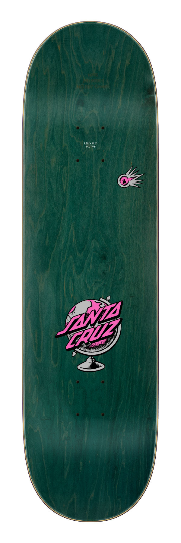 Santa Cruz Knibbs Cryptic Pro Skateboard Deck 8.50in x 31.60in