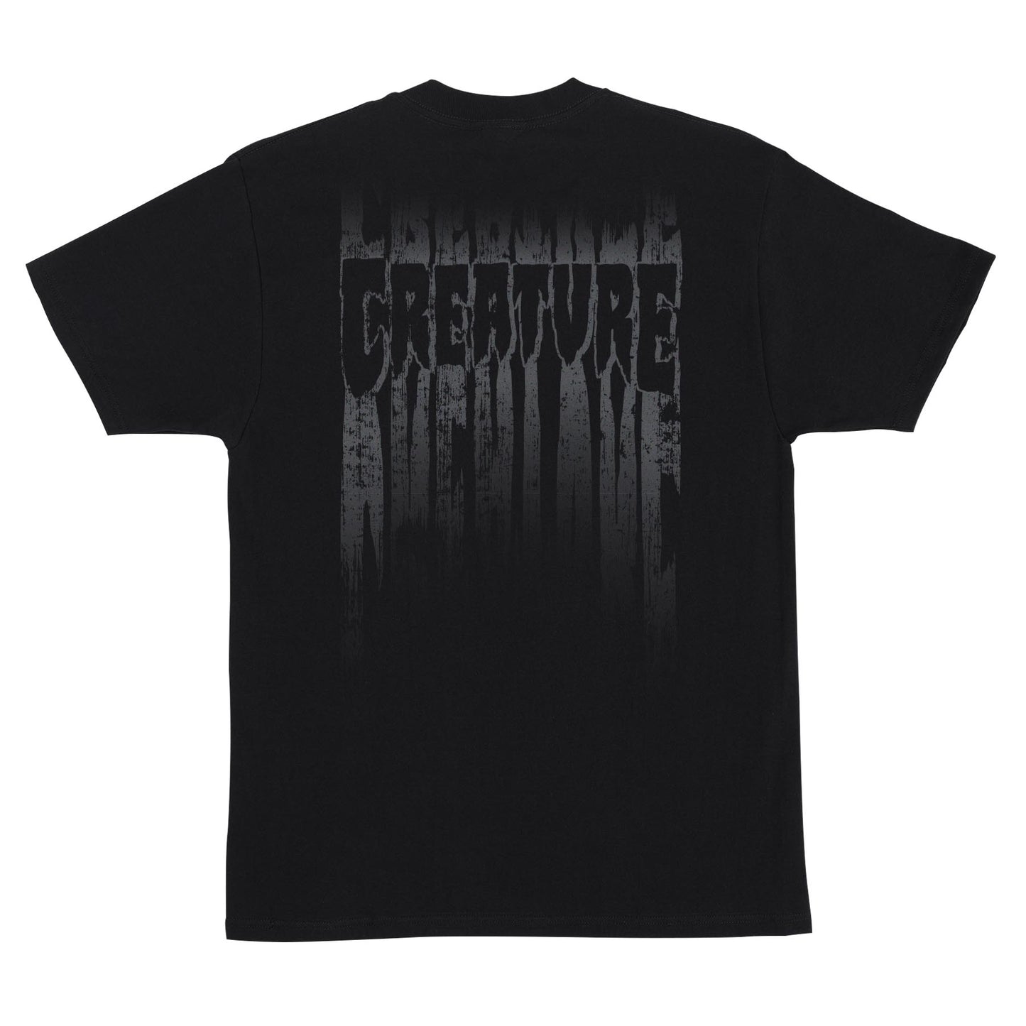 Creature Tattered S/S Heavyweight T-Shirt Mens Black