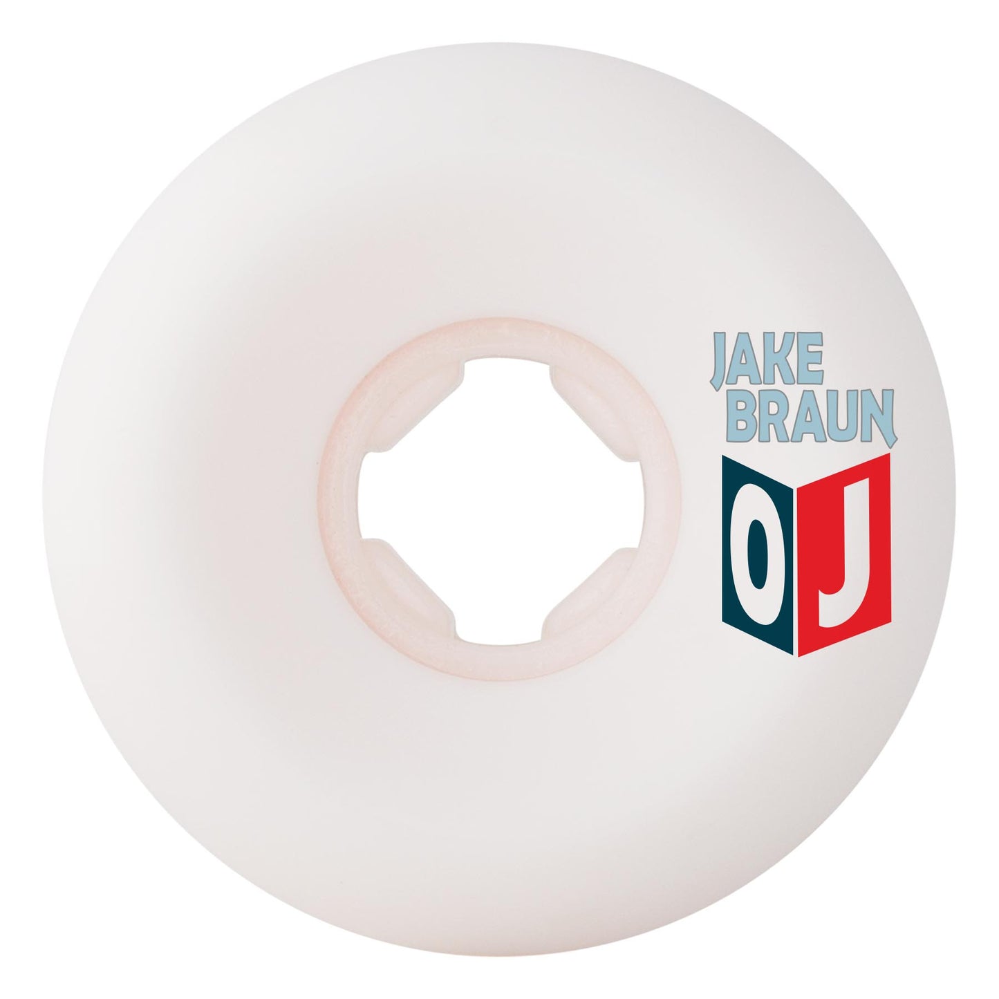OJ Wheels 56mm Jake Braun Wolf Elite White Hardline 99a