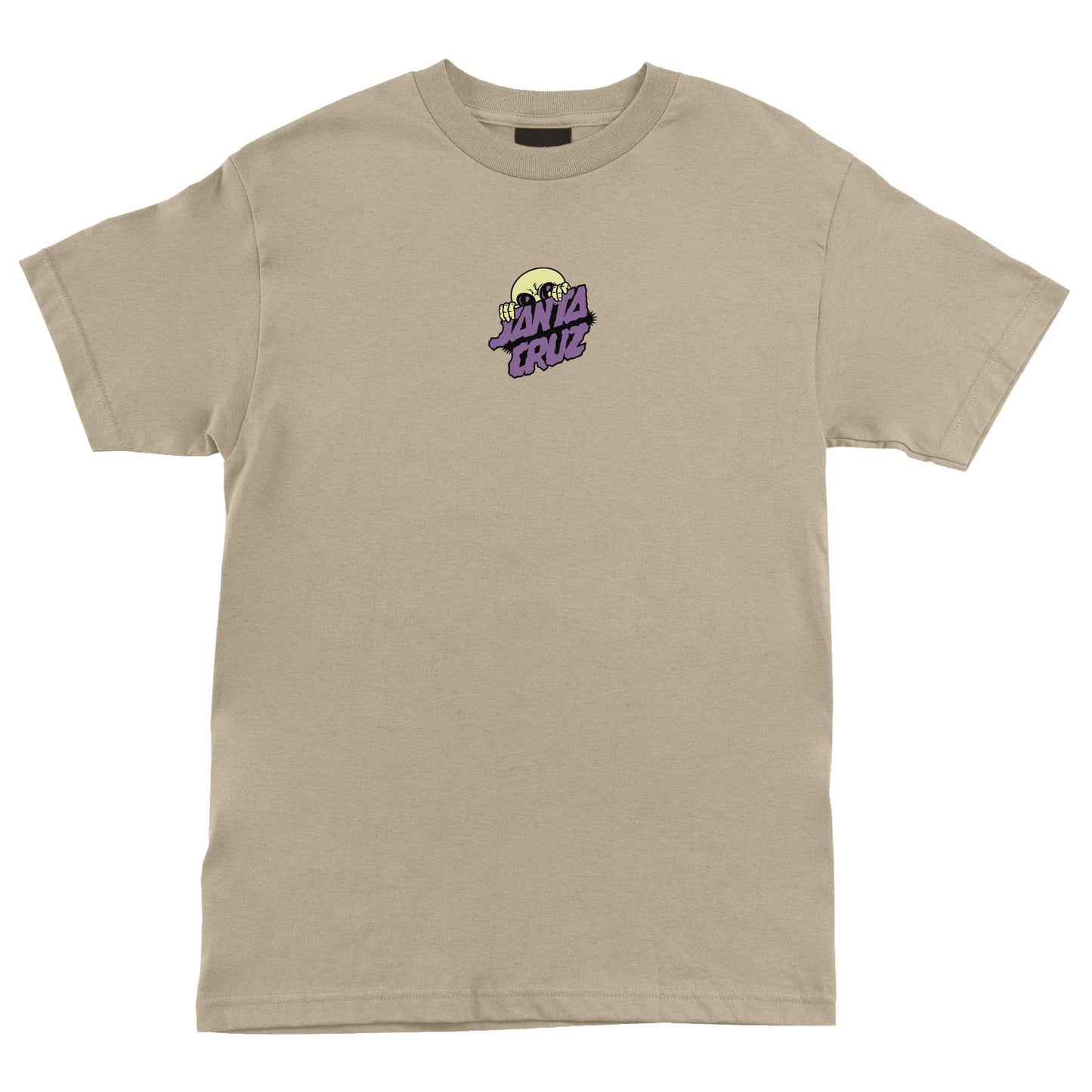 Santa Cruz Knibbs Invasion Hand S/S Heavyweight T-Shirt Mens Sand
