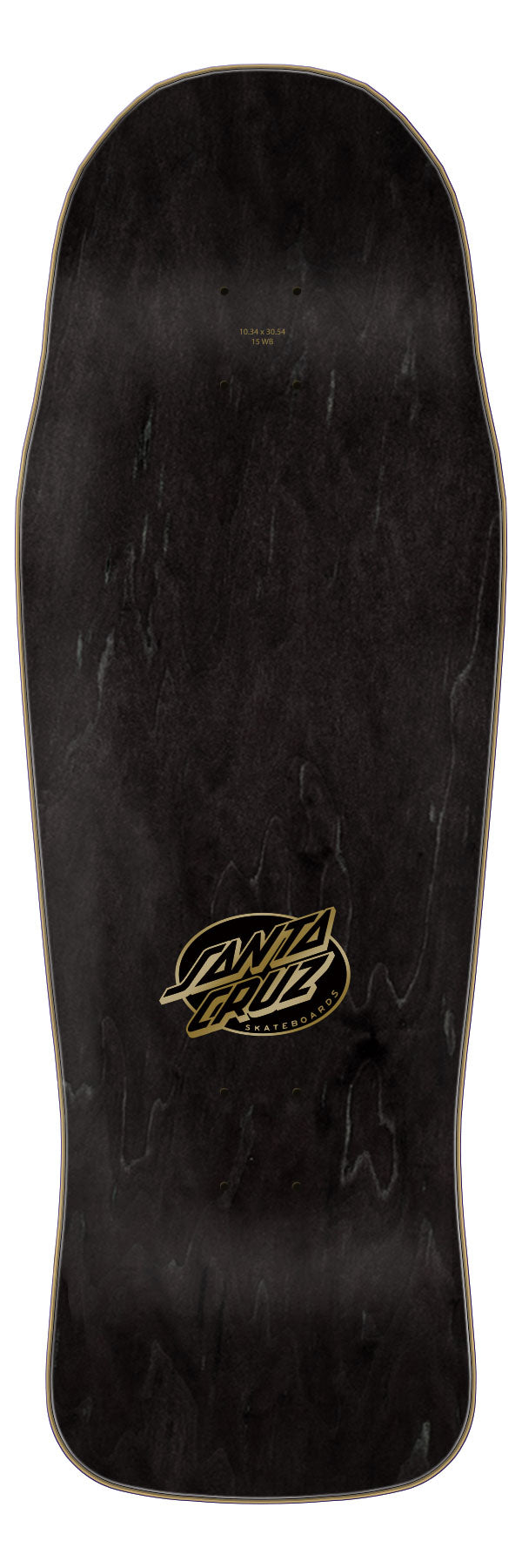Santa Cruz Winkowski Primeval Gold Pro Shaped Skateboard Deck 10.34in x 30.54