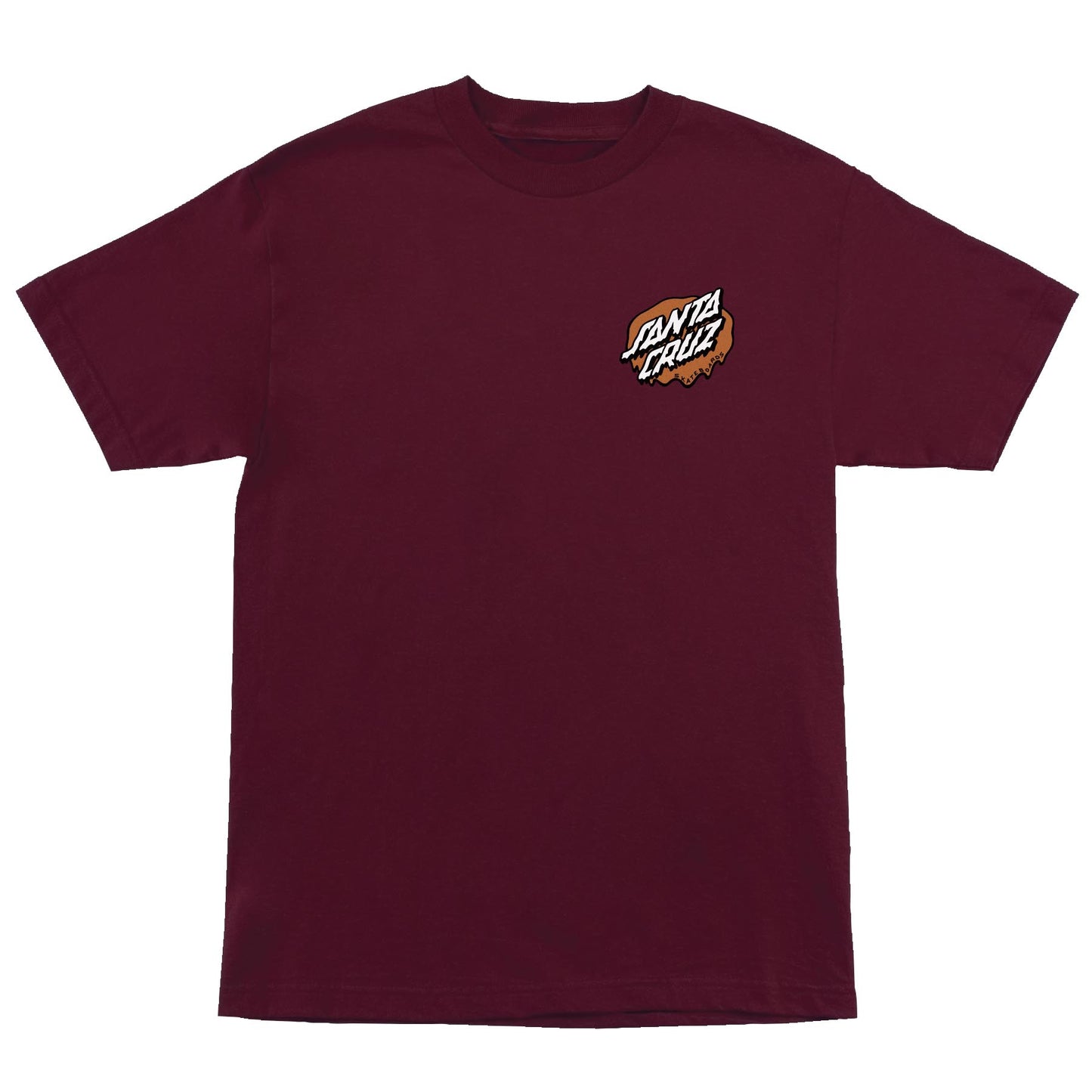 Santa Cruz Slime Scream S/S Heavyweight T-Shirt Mens Maroon
