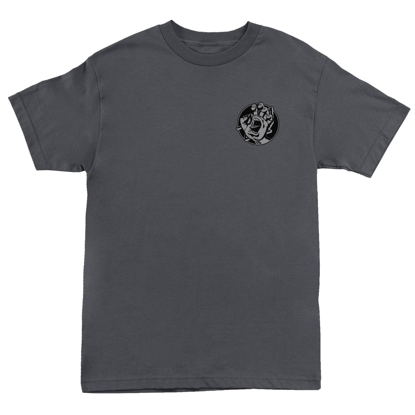Santa Cruz Hand Dot S/S Heavyweight T-Shirt Mens Charcoal