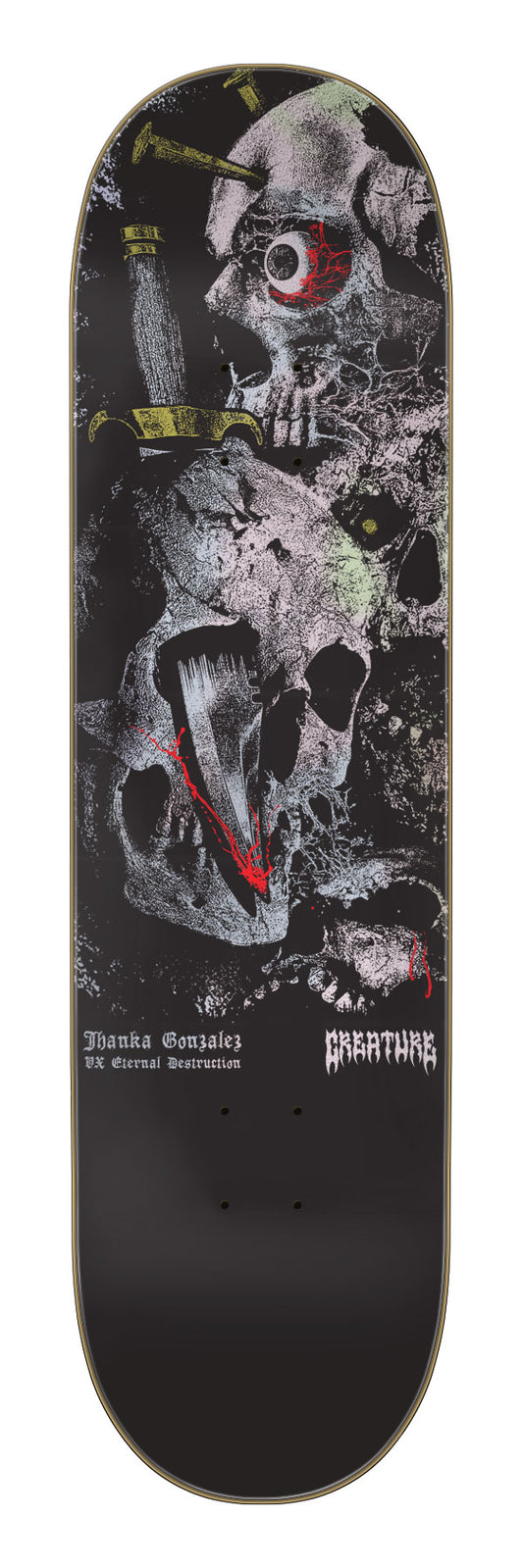 Creature Gonzalez Mortem VX Deck Skateboard Deck 8.375in x 32in