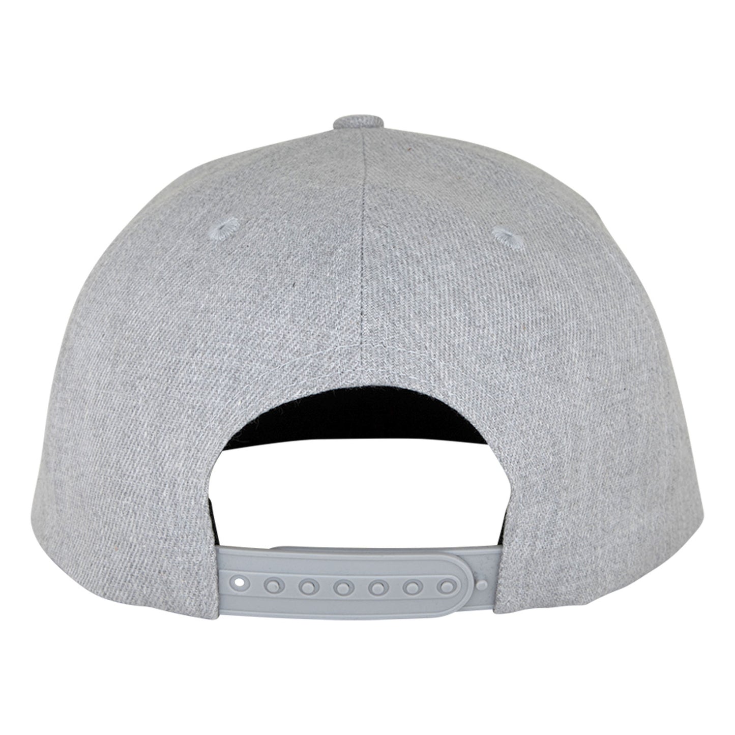 Santa Cruz Label Snapback Structured Hat Grey w/ White