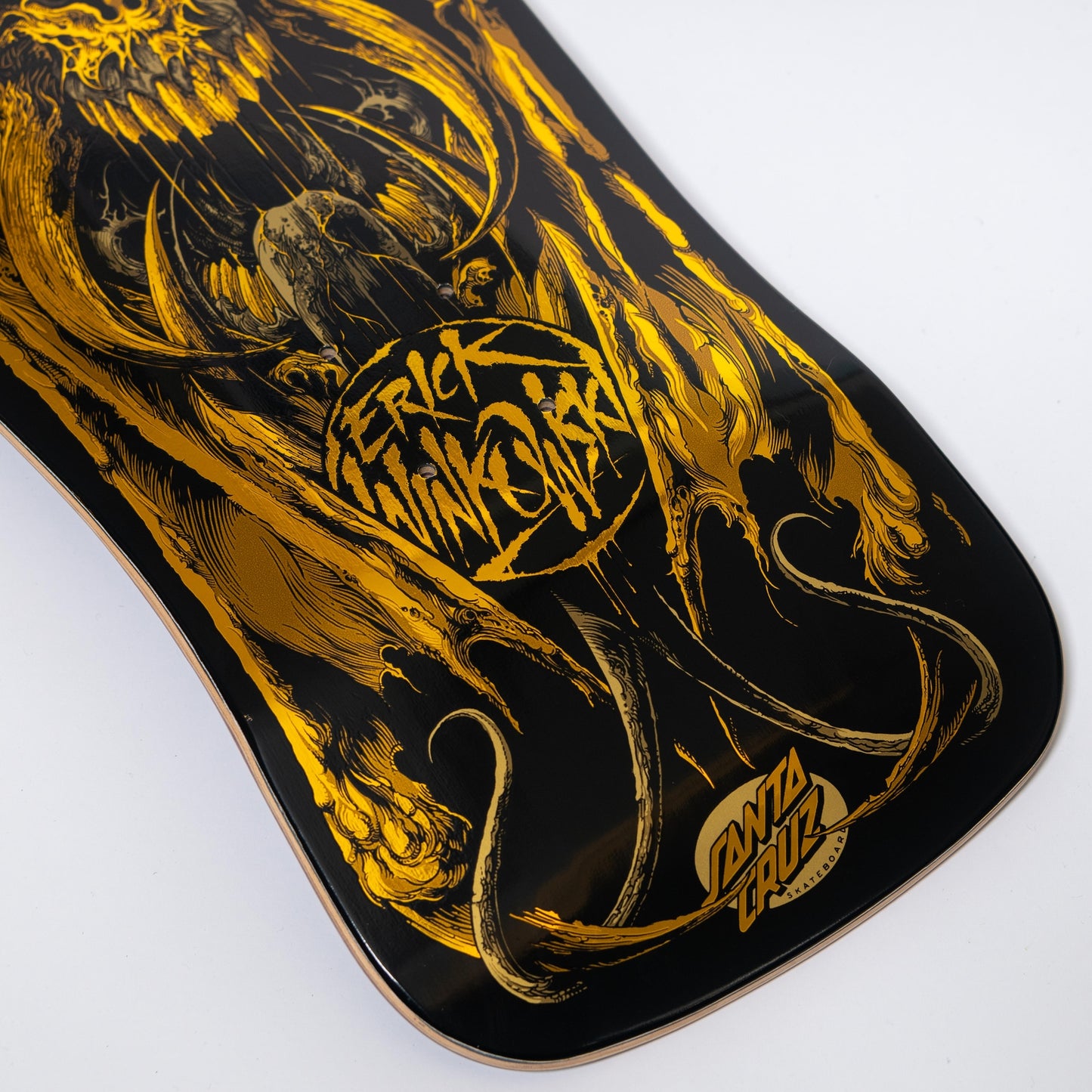 Santa Cruz Winkowski Primeval Gold Pro Shaped Skateboard Deck 10.34in x 30.54