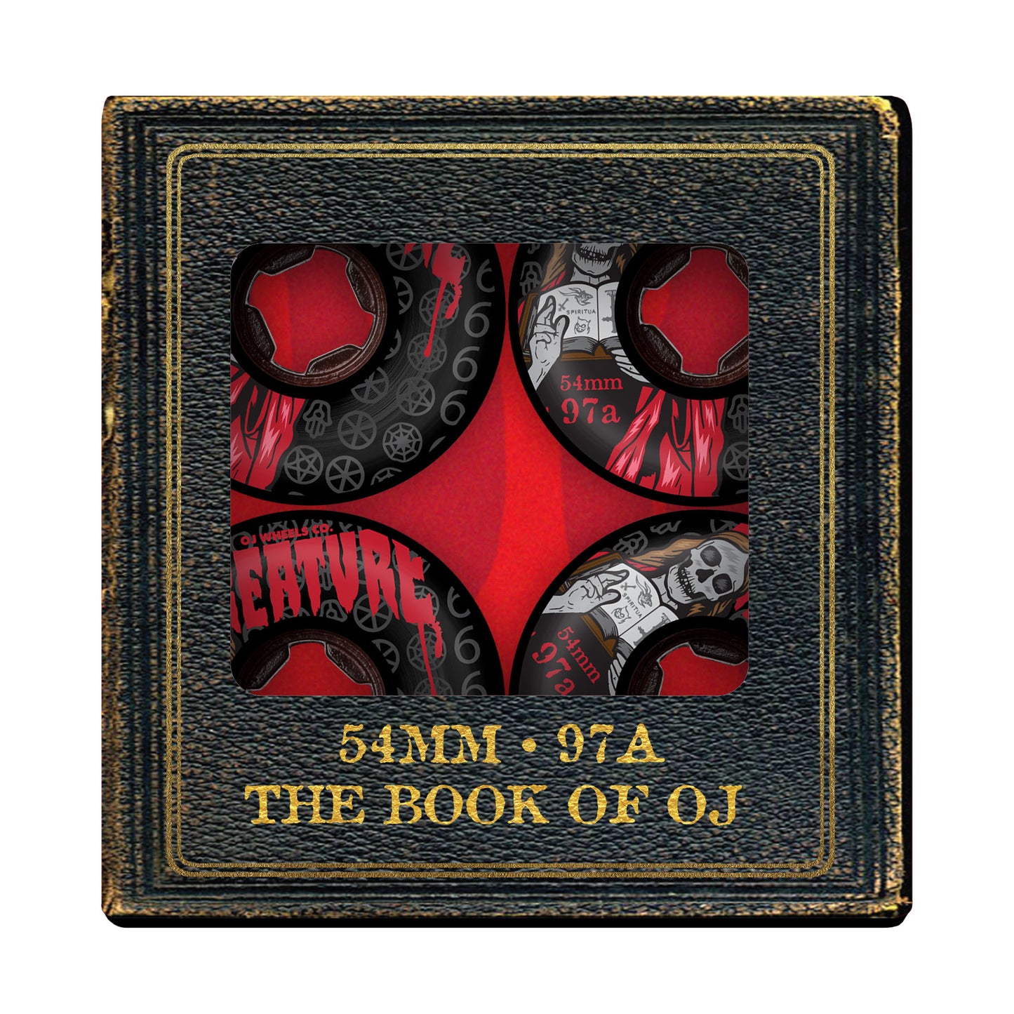 OJ Wheels 54mm The Book Of OJ Bloodsuckers Black Hardline 97a