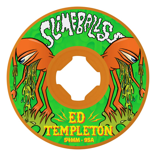 Slime Balls Wheels 54mm Ed Templeton Vomit Mini Orange Hardline 95a