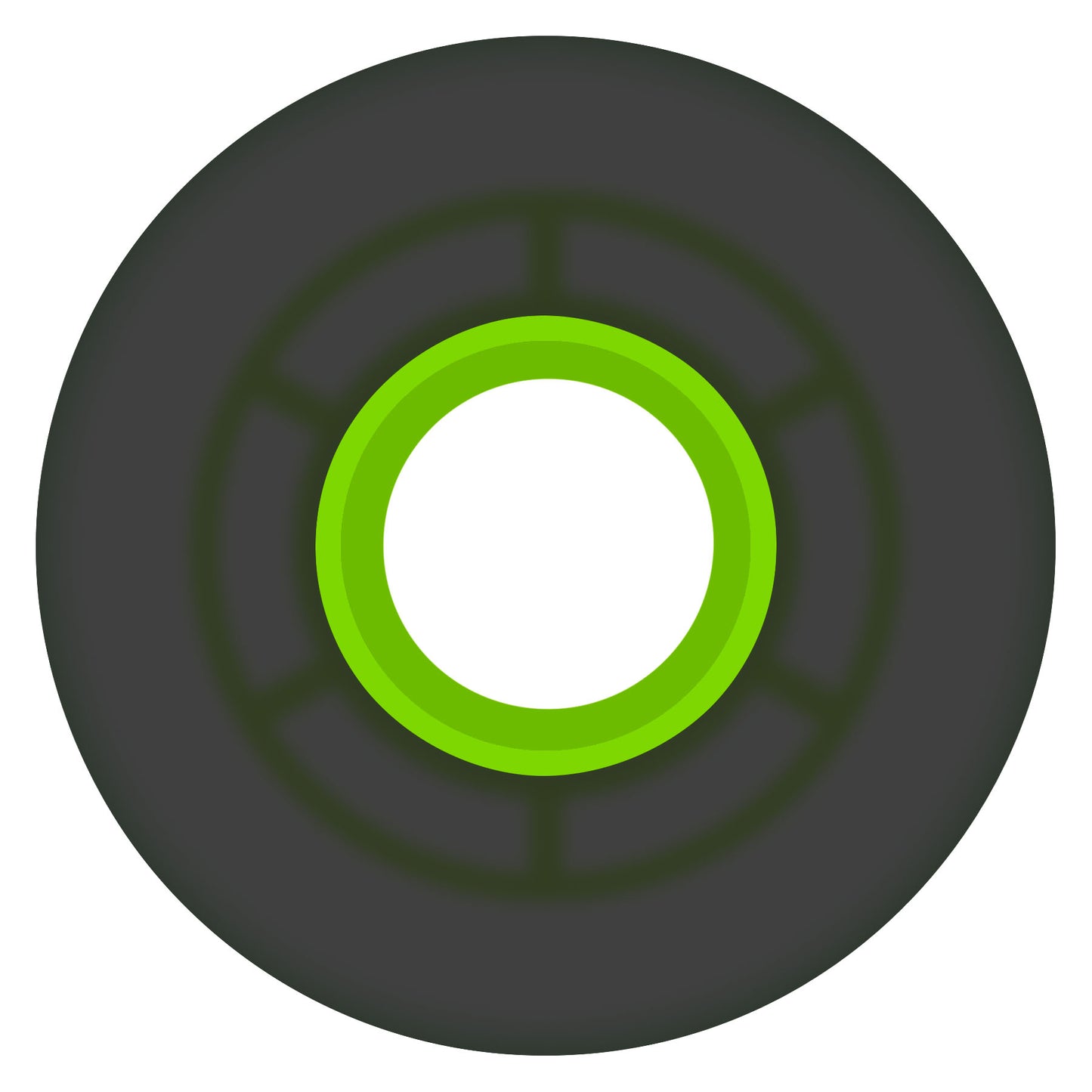 Ricta 55mm Clouds Transparent Black Green 78a